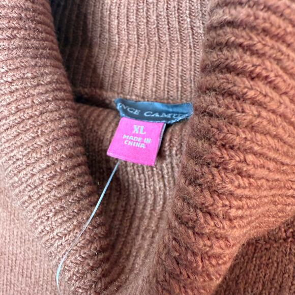Vince Camuto Long Sleeve Sierra Turtleneck Sweater Size XL Preppy Fall Workwear - Picture 3 of 7